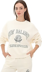 New Balance WNC3404-SST Beyaz Kadın Sweatshirt