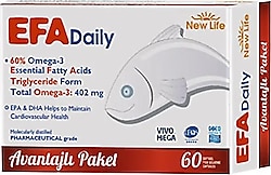 New Life Efa Daily Balık Yağı 60 Kapsül