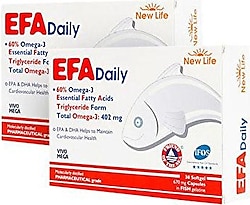 New Life Efa Daily Omega 3 Balık Yağı 30 Kapsül 2'li