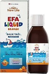 New Life EFA Liquid Balık Yağı 150 ml Şurup