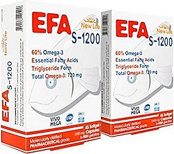 New Life EFA S-1200 Omega 3 Balık Yağı 45 Kapsül 2'li