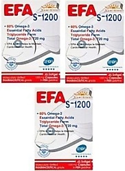 New Life EFA S-1200 Omega 3 Balık Yağı 45 Kapsül 3'lü