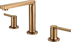 Newarc Bold 910568 Mat Altın 3 Delikli Lavabo Bataryası