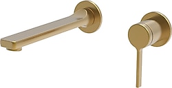 Newarc Bold 910578 Ankastre Mat Altın Lavabo Bataryası