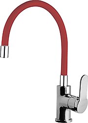 Newarc Domino 971531SR Silikon Borulu Kırmızı Mutfak Bataryası