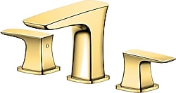 Newarc Life 981568 3 Delikli Altın Lavabo Bataryası