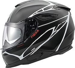 Nexx Y.100 B-SIDE Mat Siyah Beyaz Full Face Motor Kaskı