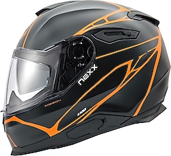 Nexx Y.100 B-SIDE Mat Siyah Turuncu Full Face Motor Kaskı