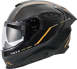 Nexx Y.100R React Siyah Turuncu Motosiklet Kaskı