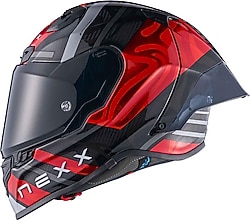 Nexx X.R3R Swirl Karbon Kırmızı Full Face Motor Kaskı