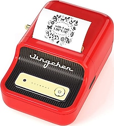 Niimbot B21 Kırmızı Bluetooth Taşınabilir Etiket Makinesi