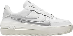 Nike Air Force 1 Platform DJ9946-101 Beyaz-Gümüş Kadın Sneaker