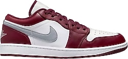 Nike Air Jordan 1 Low 553558-615 Bordo Erkek Spor Ayakkabı