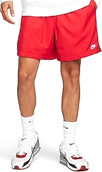 Nike Club Flow FN3307-657 Kırmızı Erkek Şort