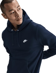 Nike Club FN3859-451 Kapüşonlu Lacivert Erkek Sweatshirt
