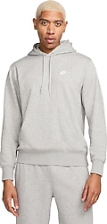 Nike Club FN3866-063 Kapüşonlu Gri Erkek Sweatshirt