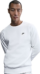Nike Club FN3886-100 Beyaz Erkek Sweatshirt