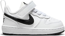 Nike Court Borough Low Recraft DV5458-104 Beyaz-Siyah Bebek Ayakkabı