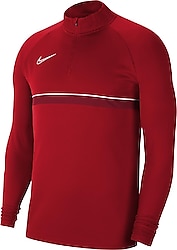 Nike Dri-FIT Academy Dril Top CW6110-657 Bordo-Siyah Erkek Eşofman Üstü