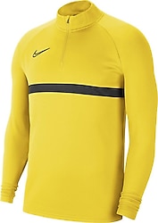 Nike Dri-FIT Academy Dril Top CW6110-719 Sarı Erkek Eşofman Üstü