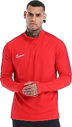 Nike Dri-FIT Academy 23 Drill Top DR1352-657 Kırmızı Erkek Eşofman Üstü