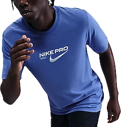 Nike Dri-Fit HV4131 Kısa Kollu Bisiklet Yaka Erkek Tişört