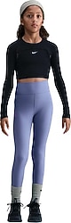 Nike One Dri-Fit FZ5605-499 Mor Çocuk Tayt