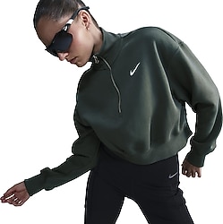Nike Phoenix Fleece DQ5767 Yarım Fermuarlı Kadın Sweatshirt