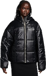 Nike Sportswear Classic Puffer Shine FB8769 Kapüşonlu Kadın Şişme Mont