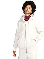 Nike Sportswear Phoenix DQ5758 Kapüşonlu Tam Fermuarlı Kadın Sweatshirt