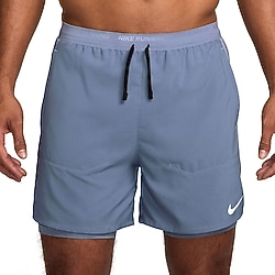 Nike Stride Dri-Fit Hybrid DM4757-499 Mavi Erkek Koşu Şortu
