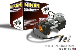 Niken 025 001 05 01 150 W Işıklı Pro Metal Araç Kompresörü
