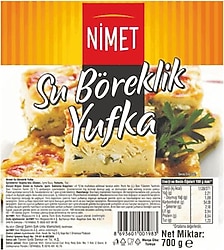 Nimet Su Böreklik Yufka 700 gr