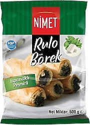 Nimet Dondurulmuş Mini Rulo Ispanaklı Peynirli Börek 500 gr