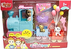 Nini Love Bebek Köpekli Tren WL-55821