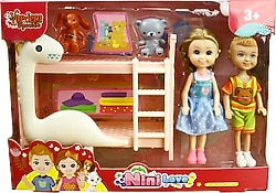 Nini Love Bebek ve Ranzası WL-55853