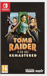 Tomb Raider I-III Remastered Starring Lara Croft Nintendo Switch Oyunu