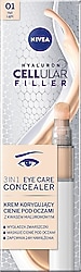 Nivea Hyaluron Cellular Filler 3in1 Renkli 01 Açık Ton Göz Kremi