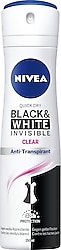 Nivea Invisible Black & White Clear 150 ml Kadın Deodorant