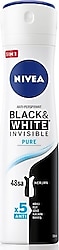 Nivea Invisible Black & White Pure 150 ml Kadın Deodorant