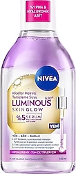 Nivea Luminous630 Skin Glow Parlaklık Etkili Micellar 400 ml Makyaj Temizleme Suyu