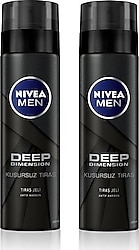Nivea Men Deep Dimension Kusursuz 200 ml 2 Adet Tıraş Jeli