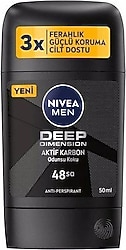 Nivea Men Deep Dimension Aktif Karbon 50 ml Erkek Stick Deodorant