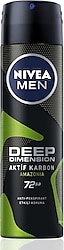 Nivea Men Deep Dimension Aktif Karbon Amazonia 150 ml Erkek Deodorant