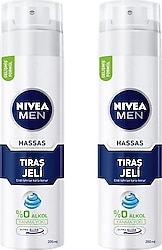 Nivea Men Hassas 200 ml 2 Adet Tıraş Jeli