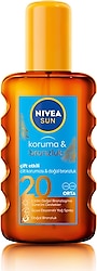 Nivea Sun Koruma ve Bronzluk 200 ml 20 Faktör Bronzlaştırıcı Yağ
