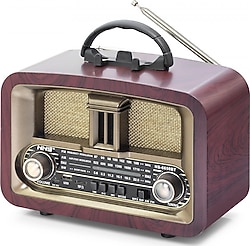 Nns NS6650BT Bluetooth Nostaljik Radyo