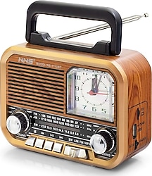 Nns NS7113BT Bluetooth Nostaljik Radyo