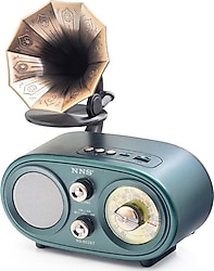 Nns NS803BT Yeşil Nostaljik Radyo