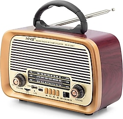 Nns NS8128BT Bluetooth Nostaljik Radyo